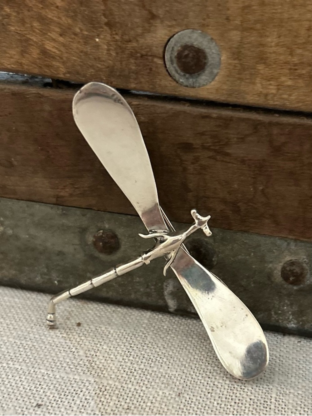 Large Sterling Insect Brooch - Picture 9 of 15